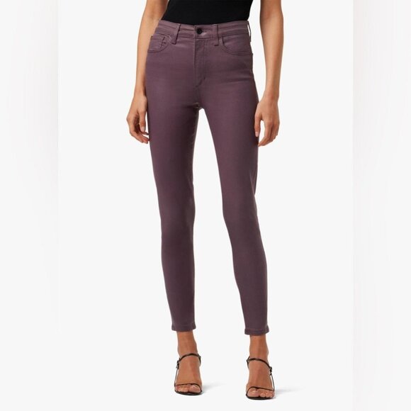 *BRAND NEW* Joe's High-Rise Coated Plum Perfect Jeans - Size 24 - Picture 1 of 7